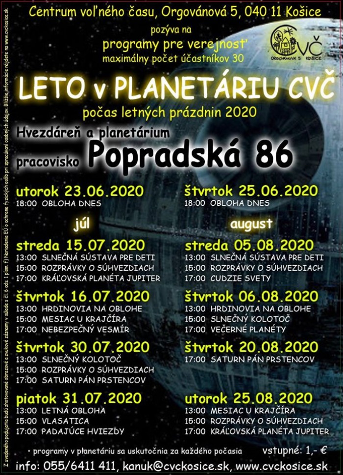 leto v planetariu