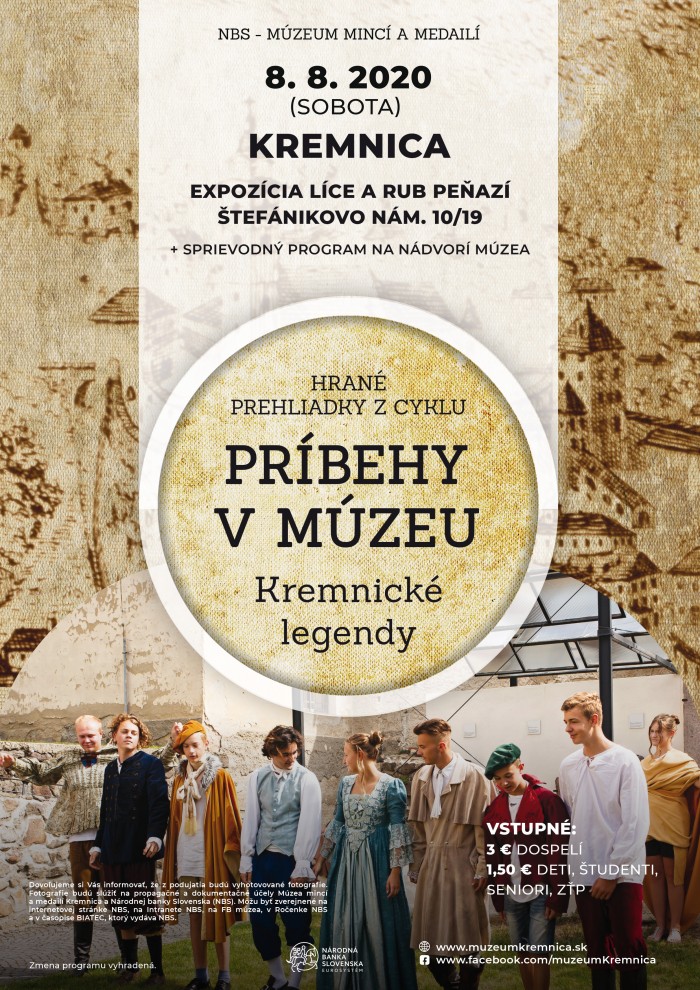 Pribehy v muzeu 2020 Kremnicke legendy poster web