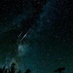 shooting stars milky way night star perseids sky long exposure