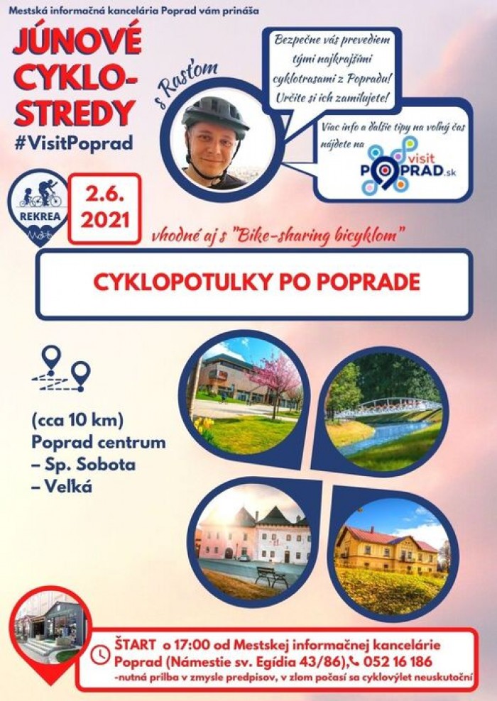 large 1. Cyklopotulky po Poprade Junove cyklo stredy s Rastom 2021