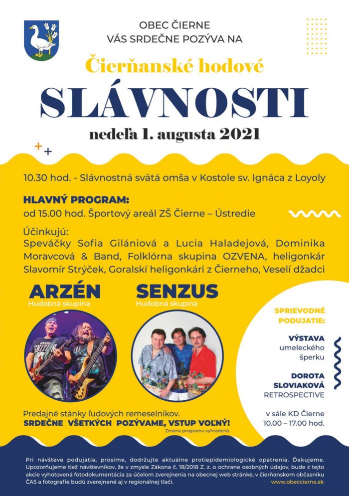 ciernanske slavnosti plagat