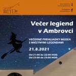 Plagat Vecer legiend v Ambrovci