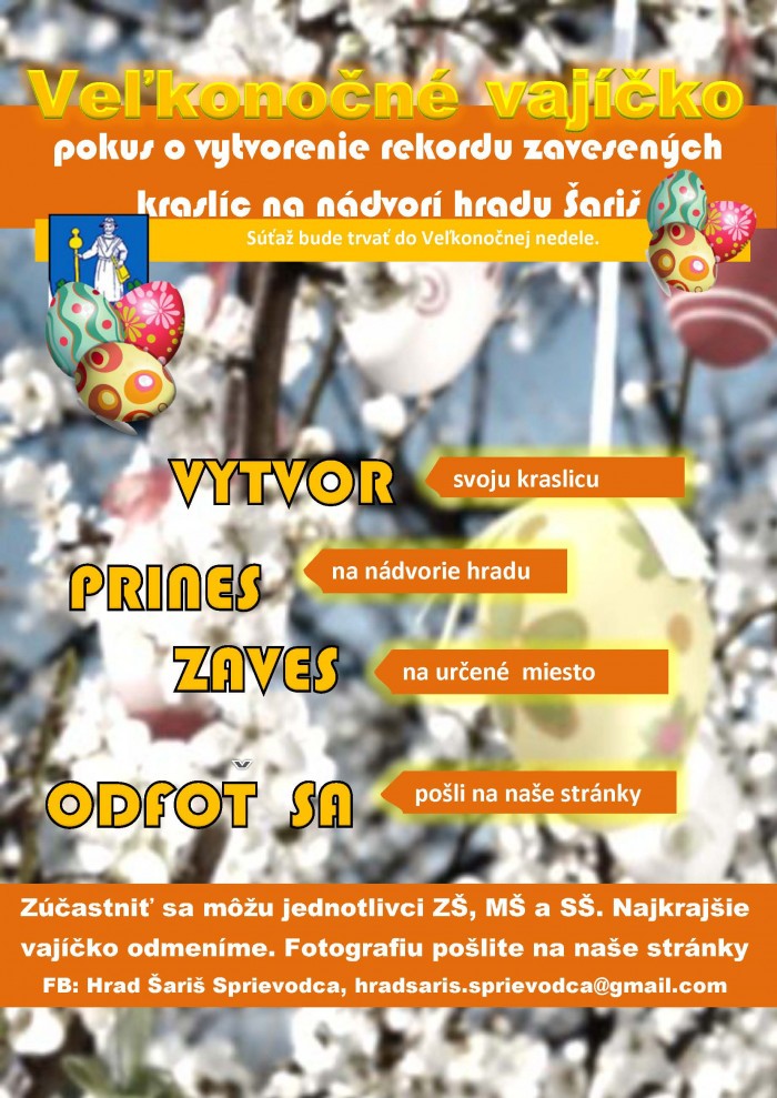 velkonocne vajicko hrad saris