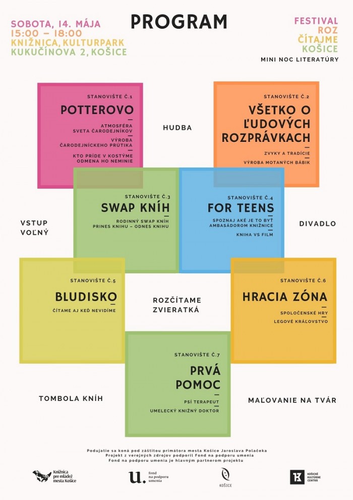 Rozcitane Kosice Program