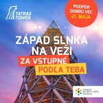 zapad slnka tatras tower