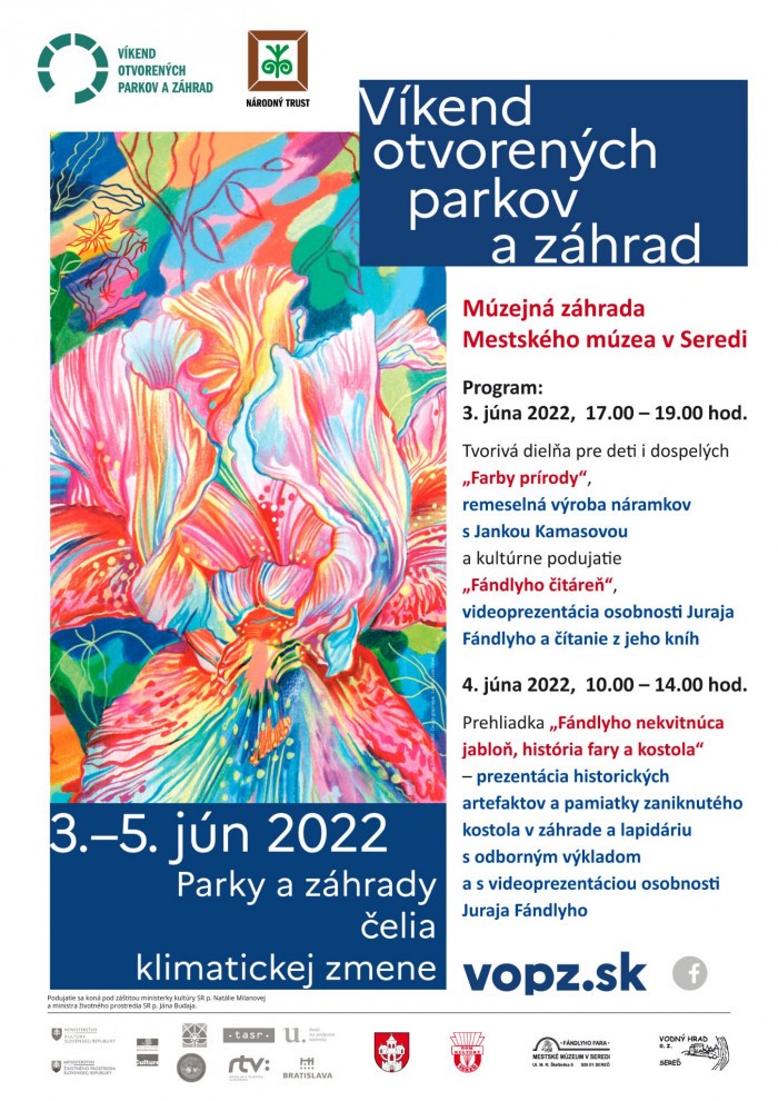 Vikend otvorenych parkov a zahrad v Seredi 2022