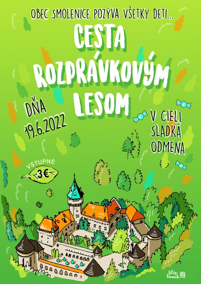 smolenice cesta rozpravkovym lesom 2022