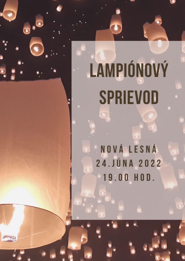 lampionovy sprievod nova lesna