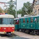 large Tatranska elektricka zeleznica Kometa Trojca Tatry Poprad vlak historicky