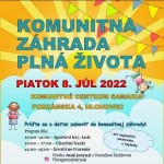 Komunitna zahrada plna zivota