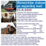 Historickym vlakom po myjavskej trati 2022