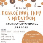 dobrocinne trhy s medveom trnava