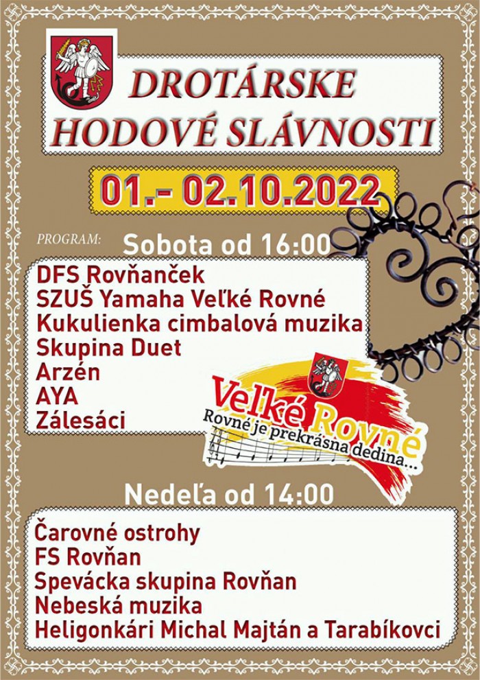 velke rovne hody 2022 poster