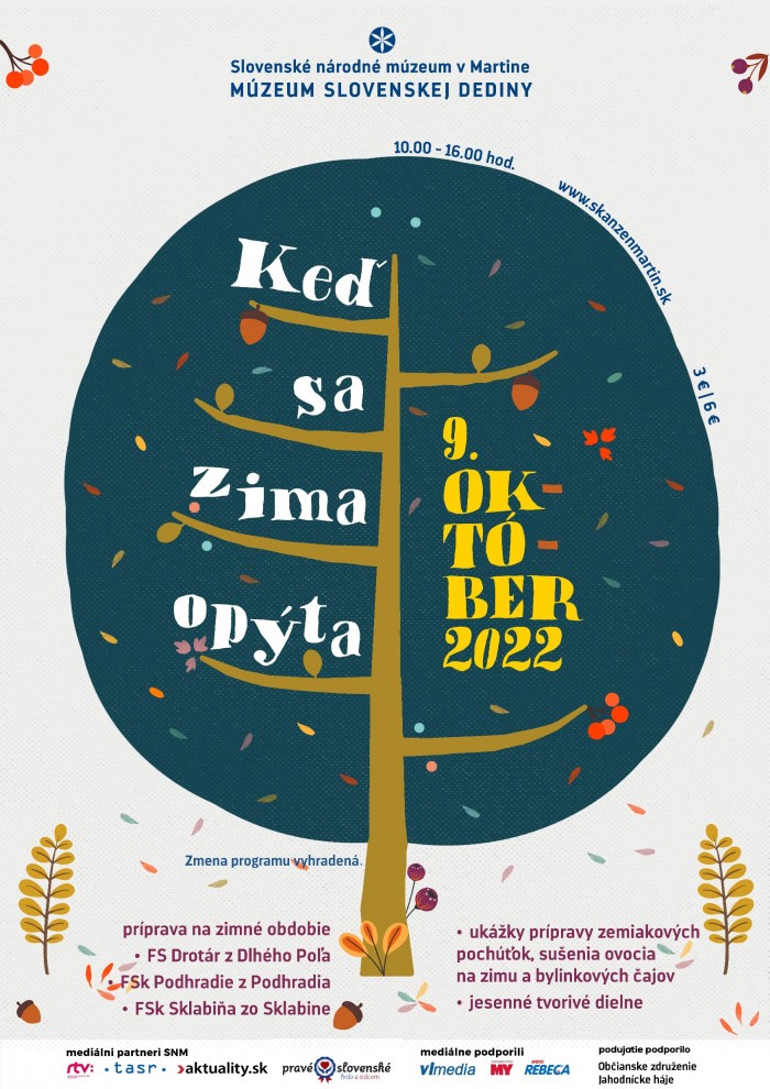 Ked sa zima opyta 2022 plagat