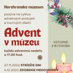 Plagat Advent v muzeu