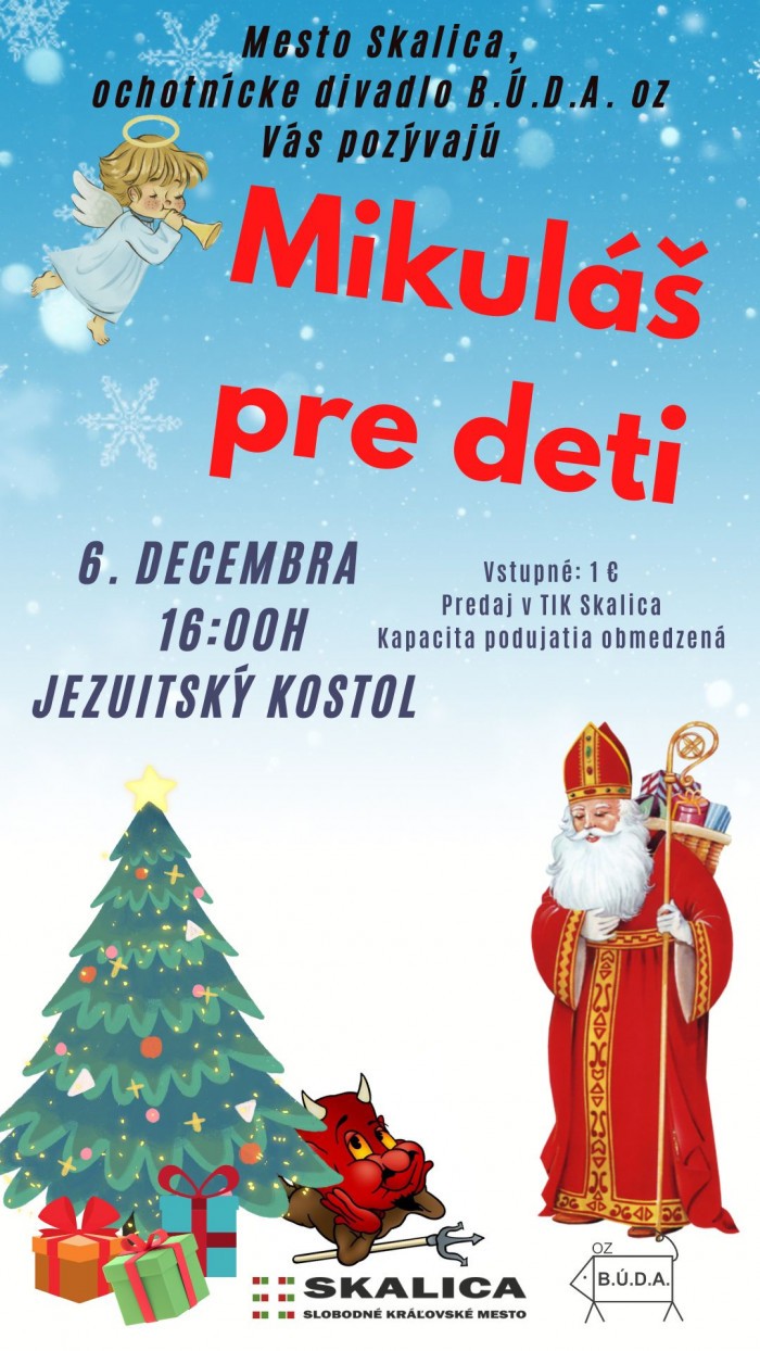 Mikulas pre deti Skalica 6.12.22