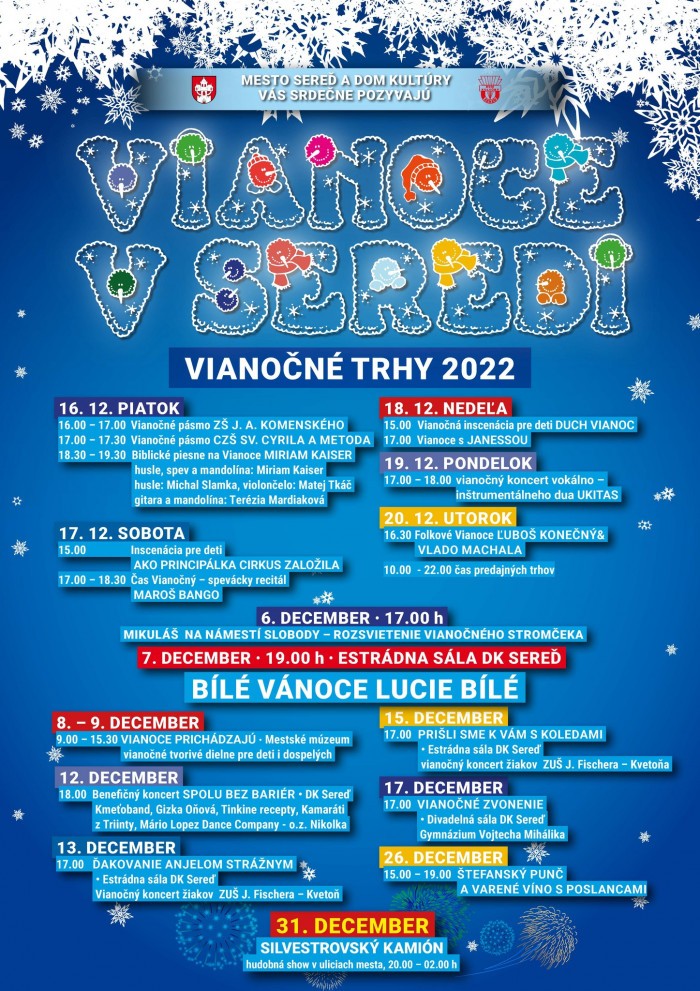 Vianoce v Seredi 2022