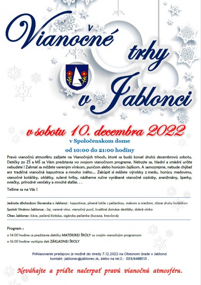 jablonec trhy