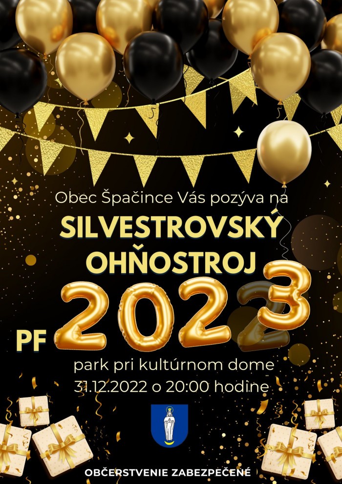 Silvestrovsky ohostroj spacince