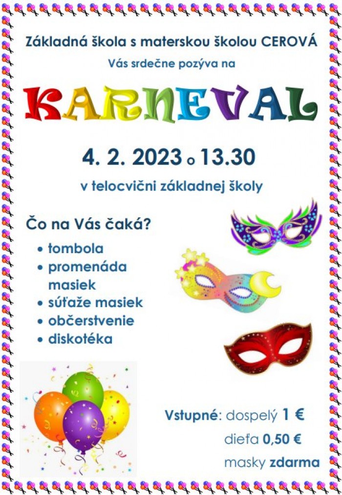 Karneval Cerova 2023