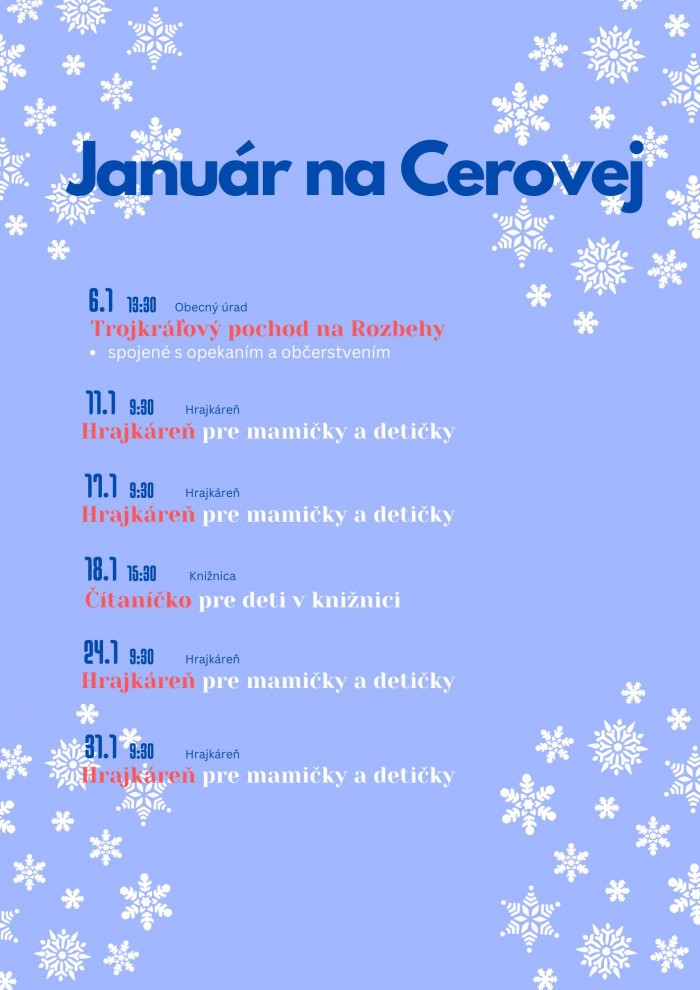 Januar na Cerovej FB23