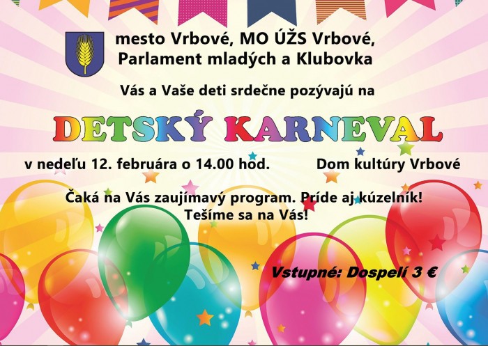 detsky karneval vrbove 2023