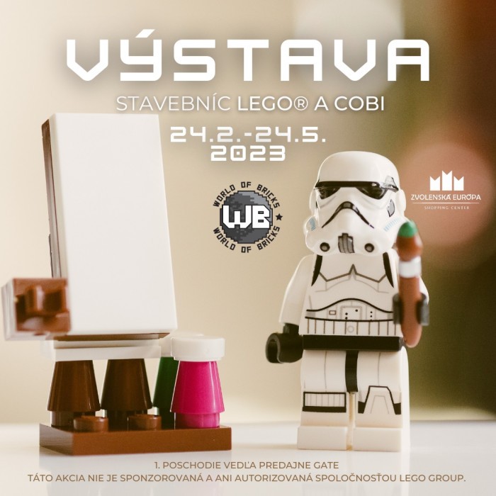 Lego vystava s logom