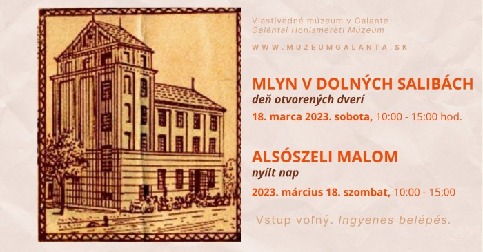 De otvorenych dveri v mlyne v Dolnych Salibach 18.3.23