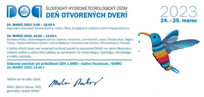 large De otvorenych dveri Slovensky hydrometeorologicky ustav Ganovce marec 2023a