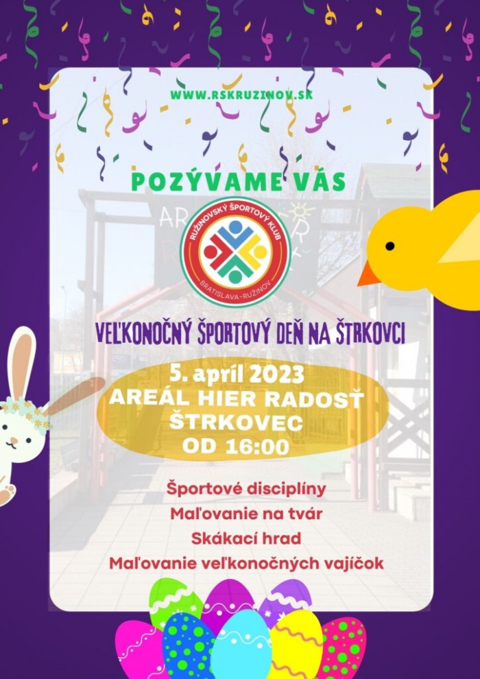 velkonocny sportovy den na Strkovci