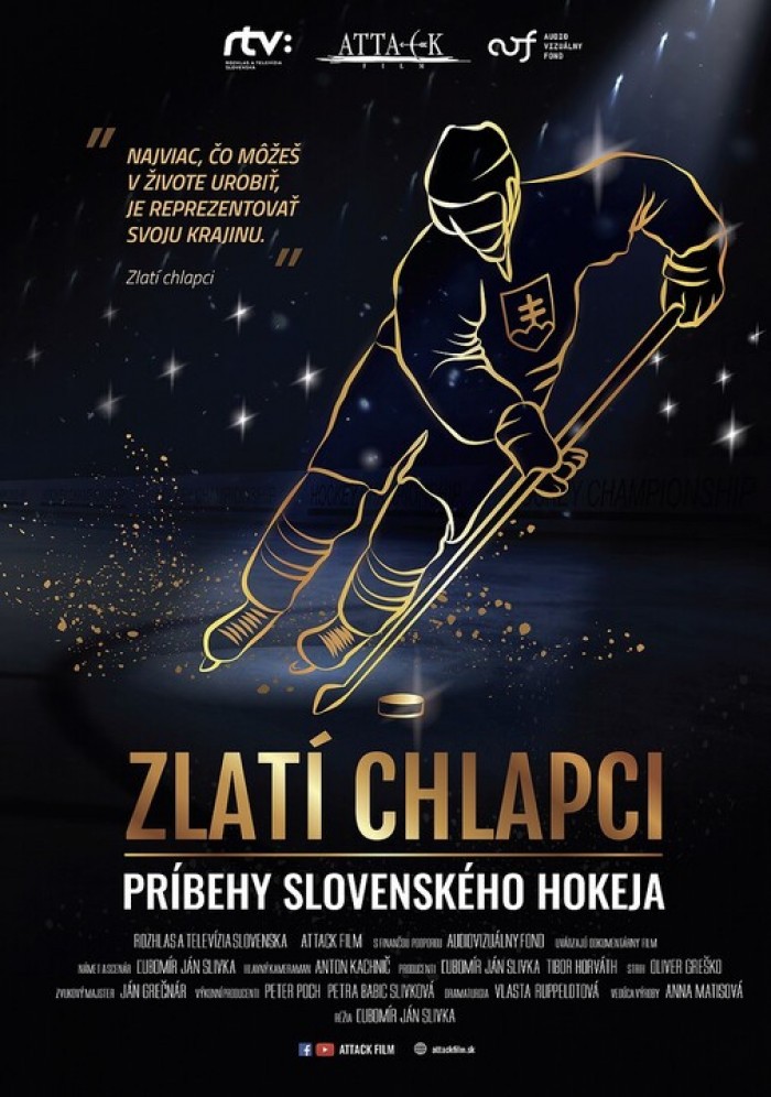 large Zlati chlapci Pribehy slovenskeho hokeja plagat