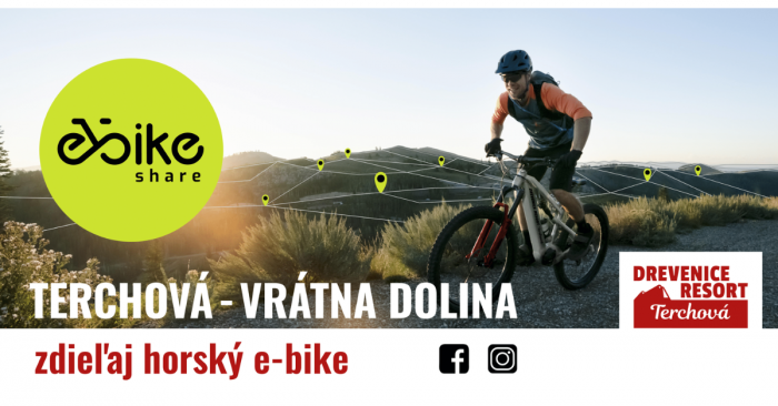 Zdielane horske bicykle Terchova