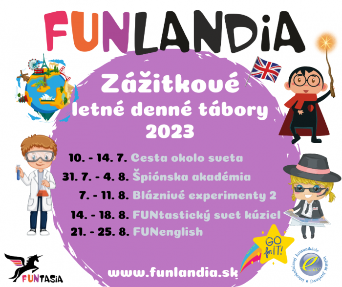 Zazitkove denne tabory FUNLANDIA 2023