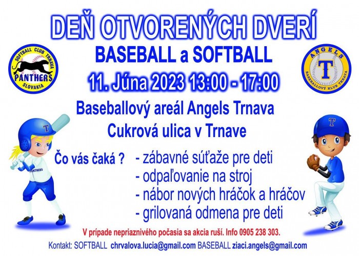 De otvorenych dveri Baseball a Softball TT24