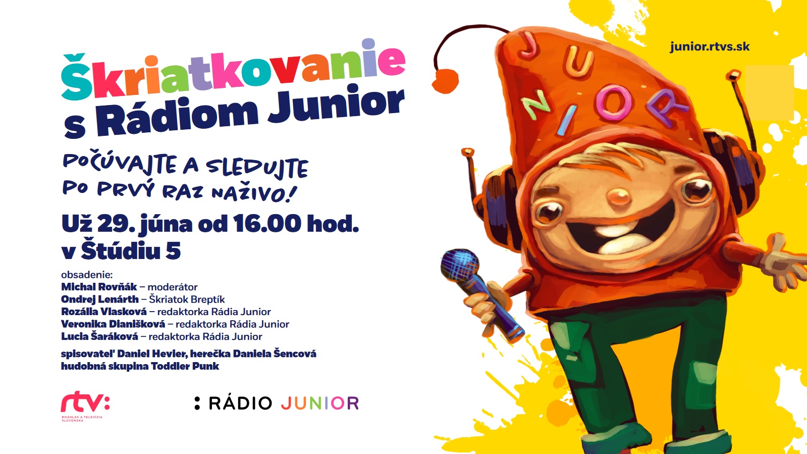 Škriatkovanie s Rádiom Junior - po prvý raz naživo! | SDEŤMI.com