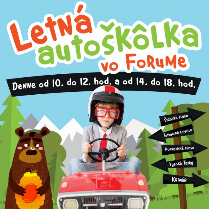 large Letna autoskolka vo Forum Poprad leto 2023