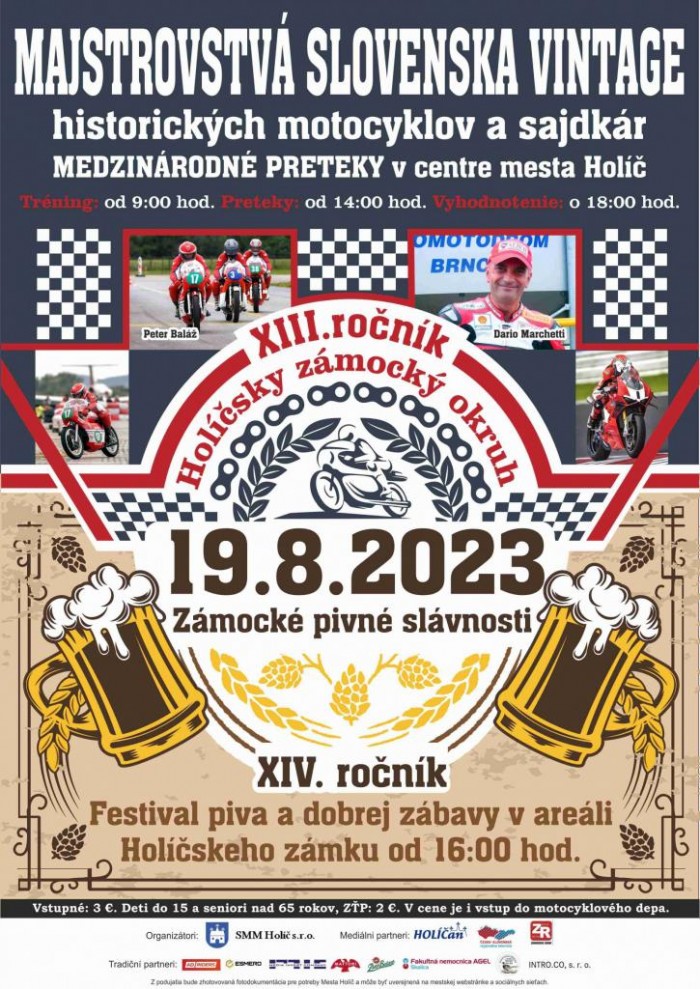 Zamocke pivne slavnosti a Holicsky zamocky okruh 2023