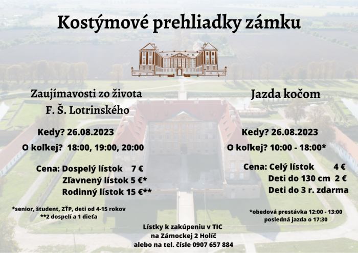 plagat kostymove prehliadky HC23