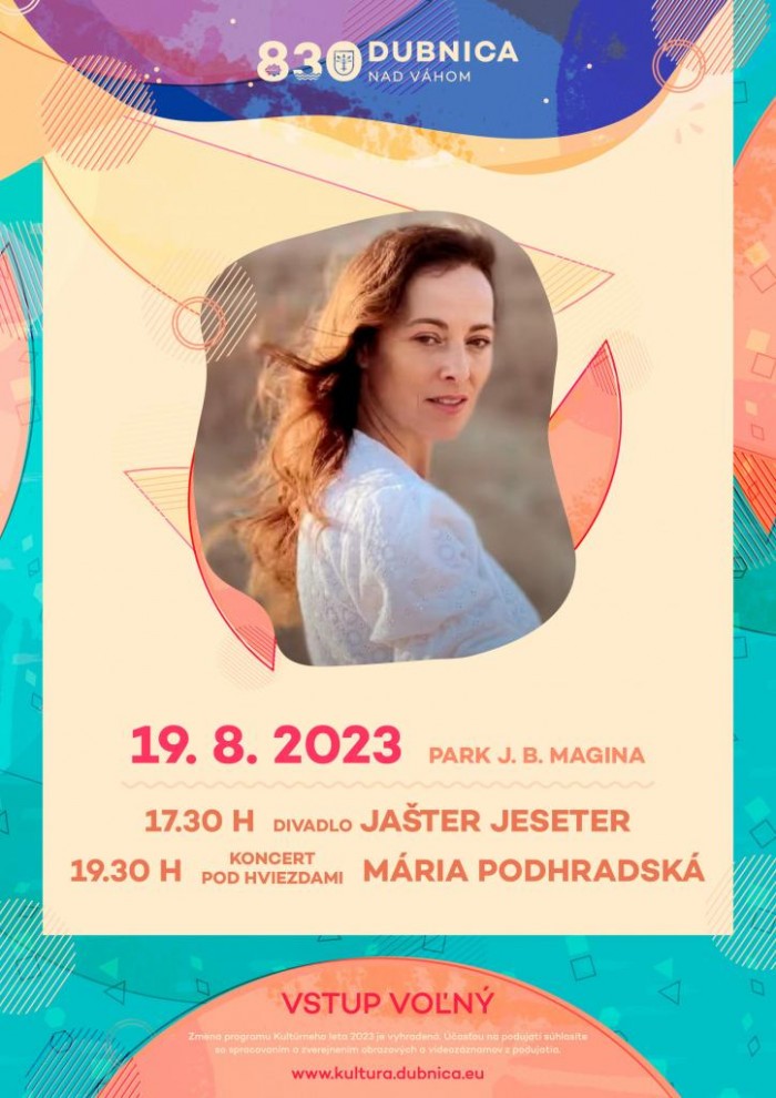 kulturne leto 2023maria podhradskargb