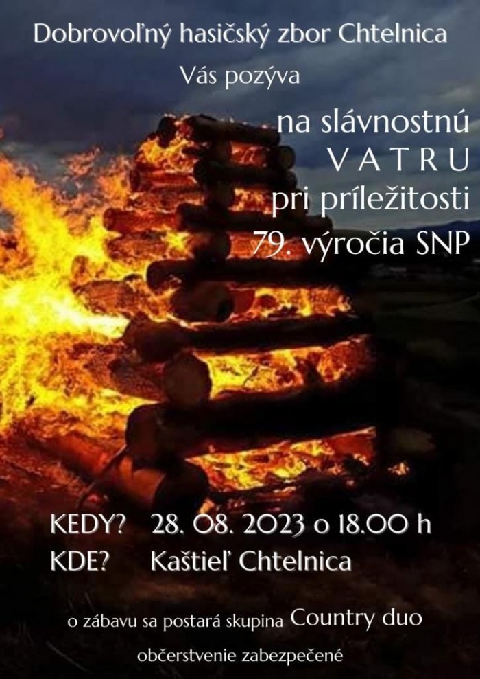vatra chtelnica 28.8.23