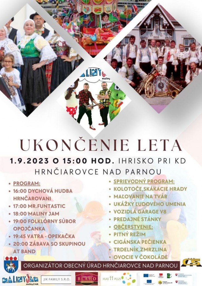Ukoncenie leta Hrn nad Parnou