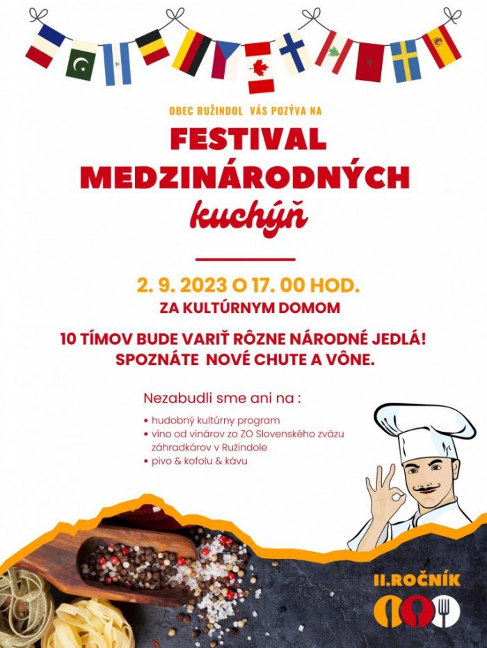 Festival medzinarodnych kuchy Ruzindol
