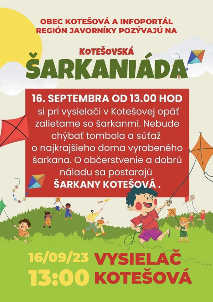 kotesovska sarkaniada 2023 poster