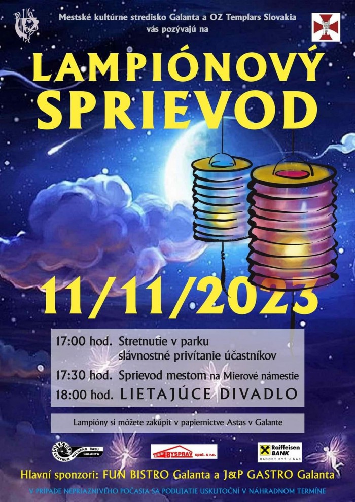 Lampionovy sprievod v Galante23