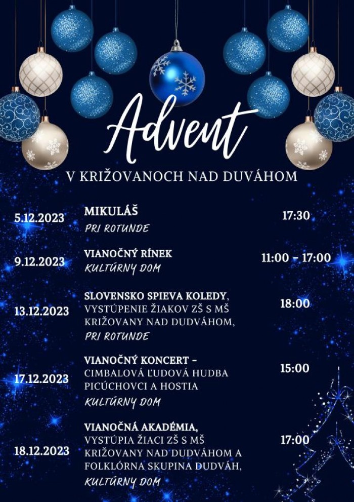 Advent v Krizovanoch23