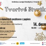 Tvorive stvrtky Vyroba vianocnych pozdravov KJF TT23