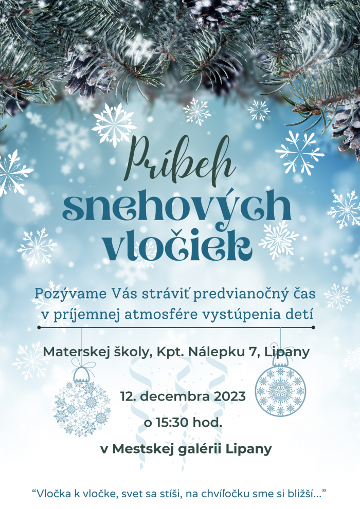 Galaprogram Pribeh snehovych vlociek 1