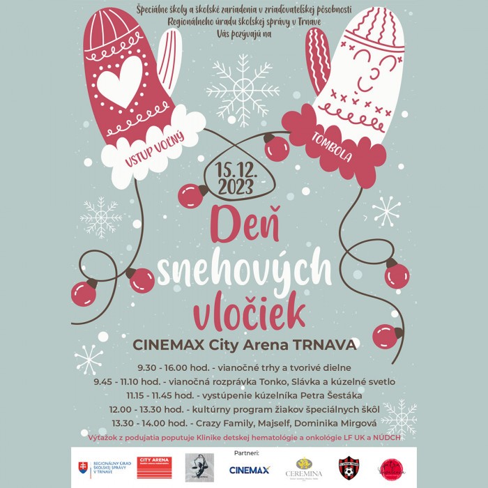 De snehovych vlociek v City Arena