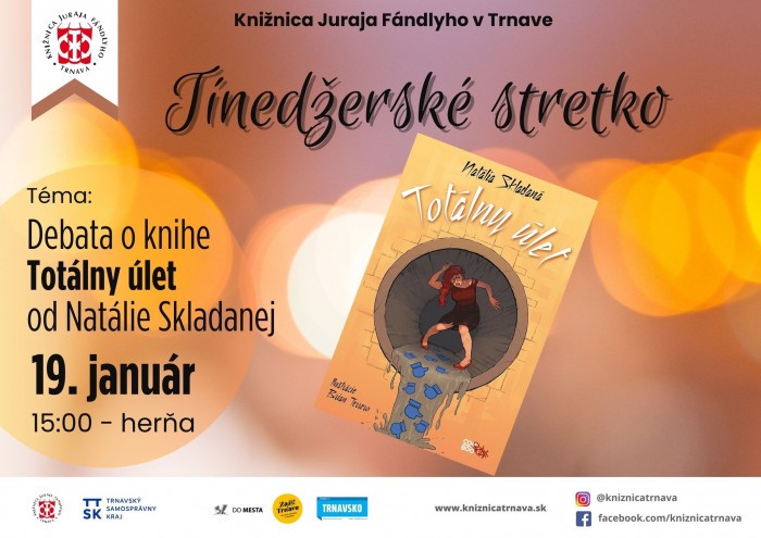 Tinedzerske stretko debata o knihe Totalny ulet 19.1.24 TT