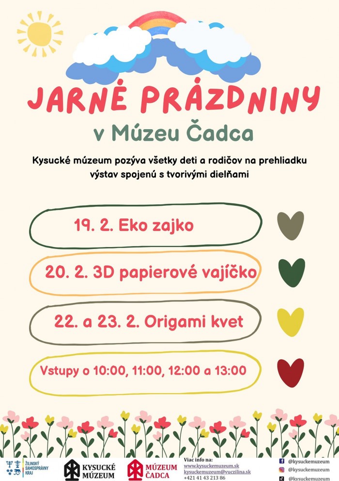 Jarne prazdniny v Muzeu Cadca